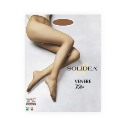 Solidea Venere - 70 Den (12-15 Mmhg) Graduated Compression Tights Size 4Xl-Xl Camel