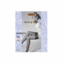 Solidea Marilyn - Hold-ups 70 Den (12-15 Mmhg) Graduated Compression Camel Size 3-Ml