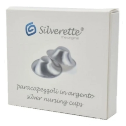 Silverette - 2 Mini 925 Silver Breastfeeding Cups