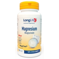 Longlife Magnesium Bisglycinate 90 Divisible Tablets - Supplement for tiredness, fatigue and the nervous system
