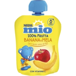 My Pouch Snack 100% Fruit Banana and Apple to squeeze 90 ml