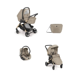 Trio fluido easy 962 - modular system with area zero + i-size car seat Beige