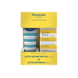 Mustela Children's Sunscreen Kit 50 più SPF and Aftersun Milk 100 ml