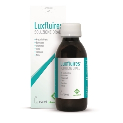 Luxfluires Oral Solution 150 ml - Supplement for immune defenses and respiratory tract health