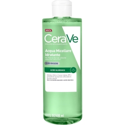 Cerave Hydrating Micellar Water for Sensitive Skin, No Rinse, 400 ml