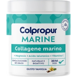 Colpropur Marine Collagen Vanilla Flavor - Skin, Bone, Muscle, Tiredness and Fatigue Supplement 228g
