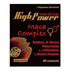High Power Maca Complex 60 Capsules - Supplement for a tonic recovery during fatigue