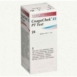 Coaguchek Xs Pt Test Strips - Quick Blood Clotting and INR Monitoring 2x24