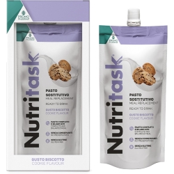 Nutritask Biscuit Flavor - Complete, balanced, ready-to-drink meal replacement 220g