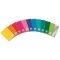 One Color - 10 Single-Color Notebooks, 10 mm Square Ruling, 20 Sheets, 80 g