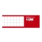 One Color - 10 Single-Color Notebooks, 10 mm Square Ruling, 20 Sheets, 80 g