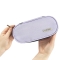 Lurex - Organized Oval Pencil Case for Children and Teens 22x5Hx7 cm Lilac