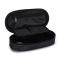 Lurex - Organized Oval Pencil Case for Children and Teens 22x5Hx7 cm Black