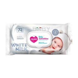 Dealo White Milk - 72 Sanitizing Wipes