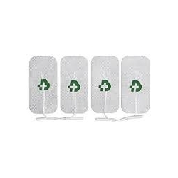 Tesmed - 4 Rectangular Electrodes for Electrostimulation, 50x100 mm