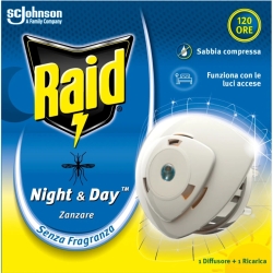 Night & Day Mosquito Repellent - Fragrance-Free Diffuser and Refill