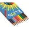 Elios - 10 packs of 24 colored pencils with sharpener