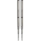 Soft Roll - 2 Refills for Montblanc Ballpoint Pen, Black Broad