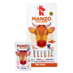 Grain-free Beef - Complete food for dogs of all sizes, 14 sachets of 700g each