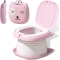 Taski - Pink Folding Portable Potty with Removable Container