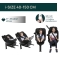 Chicco Everone I-Size - Reclining Car Seat with Integrated Isofix Base from Birth to 12 Years Black