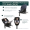 Chicco Everone I-Size - Reclining Car Seat with Integrated Isofix Base from Birth to 12 Years Black