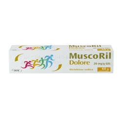 Doc Generici Muscoril Dolore 20 mg-g - Anti-inflammatory and Pain-Relieving Gel 60 g