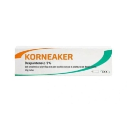 Doc Generici Korneaker Gel Dexpanthenol 5% - Lubricating Ophthalmic Gel for Dry Eyes 10 g