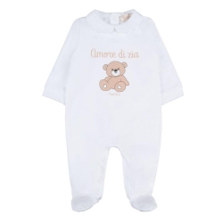 NANAN White Baby Romper Aunt's Love Size 3 Months