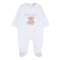 NANAN White Uncle's Love Onesie - for Newborns with Collar and Back Opening Size 3 Months