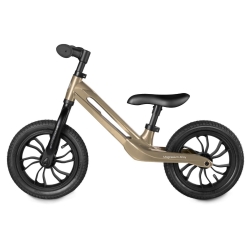Balance Bike Racer - Balance Bike for Children 3-6 Years with LED Lights 12-Inch Wheels Platinum