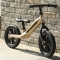 Balance Bike Racer - Balance Bike for Children 3-6 Years with LED Lights 12-Inch Wheels Platinum