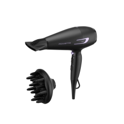 Pro Power - 2200W Hair Dryer with Ions, AC Motor, Diffuser and Concentrator, Black