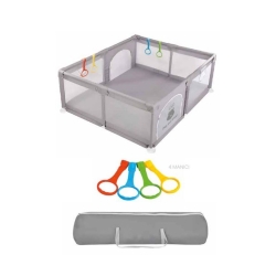 Folding Playpen for Children with Side Door without Mat 6m più