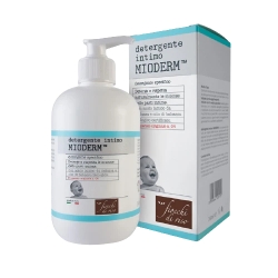 Mioderm Rice Flakes - Delicate intimate cleanser for newborns and sensitive skin with natural rice extracts 240 ml