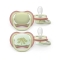 Ultra Air Day&Night - 2 Orthodontic Silicone Pacifiers 6-18 Months Assorted Patterns