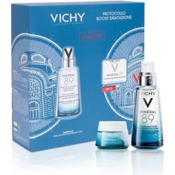 VICHY Mineral 89 Set - Booster Serum 50 ml + 72h Moisturizing Cream 15 ml