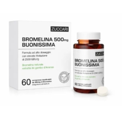 Bromelain 500 mg Buonissima 60 Tablets - Supplement for drainage and digestion