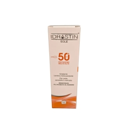 Idrastin Sole Sun Cream 50 + SPF Very High Protection for Sensitive Skin, Face and Body 75 ml