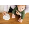 Baby Hand and Footprint Tin Kit, Pink Round Jar