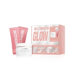 BIOTHERM All I Want Is Glow Gift Set - Intense Moisturizing Body Cream 200 ml + Elastic Workout Band