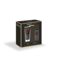 VICHY Christmas Gift Set for Men - Hydra Mag C Shower Gel 200 ml + Sensi Shave Shaving Foam 20 ml