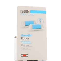 Isdin UREADIN PODOS ROLL - 2 Replacement Heads for Electronic Foot Care Roller