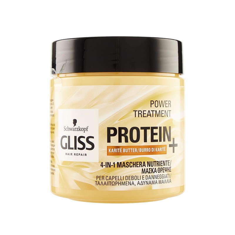 SCHWARZKOPF - Gliss 4In1 Power Treatment Protein+ Nourishing Mask 400 Ml