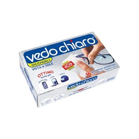 FRESH & CLEAN - Vedochiaro Glass Wet Wipes 1 Pack 16 Pieces