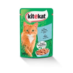 Wet cat food with tuna - pack of 48 bags x 100 g