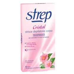 Depilatory Strips For The Body Cristal 20 Pieces