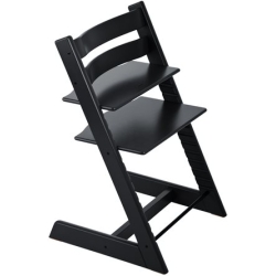 tripp trapp high chair - black