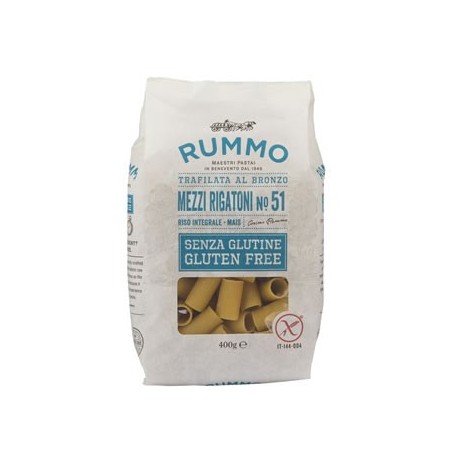 RUMMO - Mezzi Rigatoni Gluten Free Pasta 400 gr