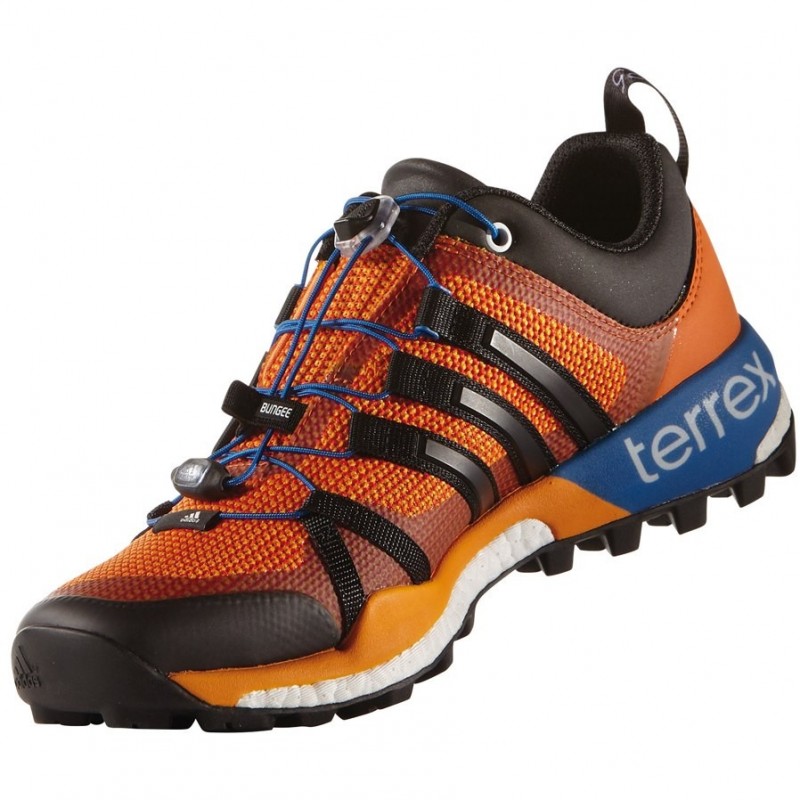 terrex boost - scarpa da trail running uomo orange/core black/blue eu 42  2/3 uk 8.5 (articolo di campionario) مستلزمات كرة القدم